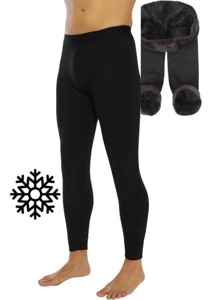 2 Li Erkek Siyah Termal Içi Polar Kışlık Içlik Termal Tayt modelleri
