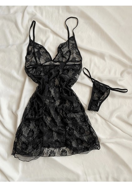 Drape Detaylı Tül Gecelik fırsatları