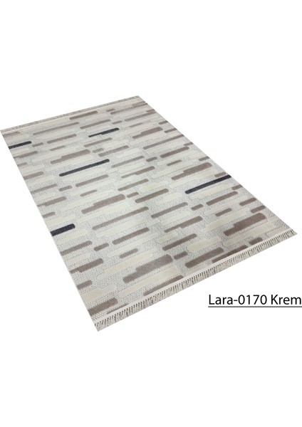 Lara Koleksiyonu Dokuma Halı DH0170 Krem
