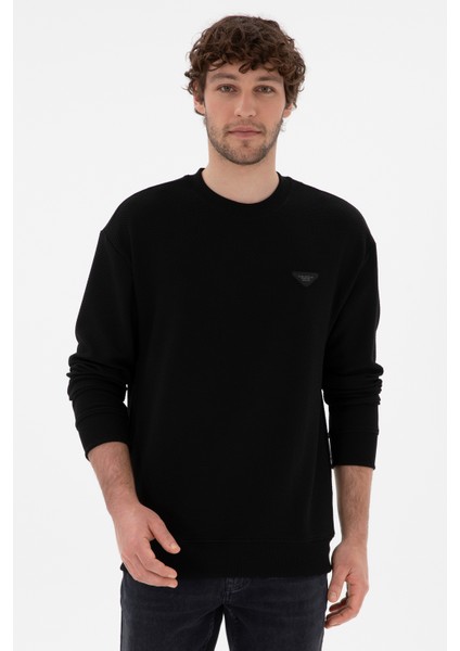 Erkek Siyah Sweatshirt 50290777-VR046