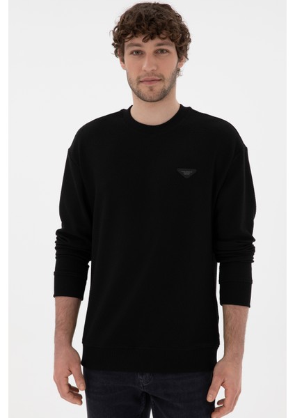 Erkek Siyah Sweatshirt 50290777-VR046 modelleri