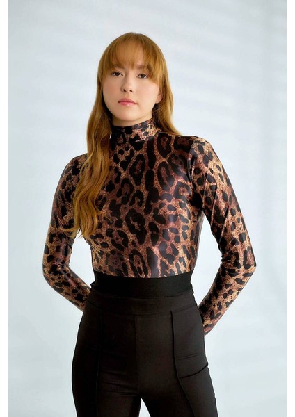 Leopar Desenli Premium Body fiyatları