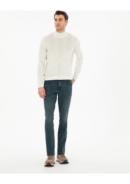 Erkek Mavi Slim Fit Jean Pantolon 50296136-VR036 modelleri