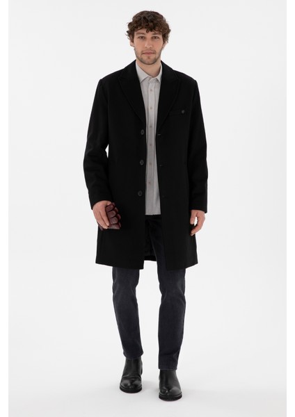 Erkek Siyah Kaban 50292992-VR046 fırsatları