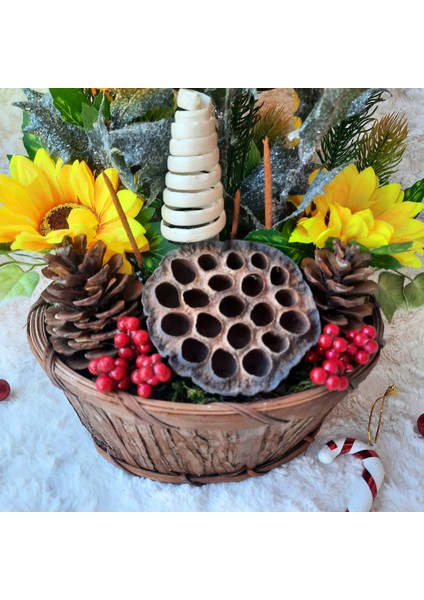 Ayçiçekli Kozalaklı Kokinalı Arajman