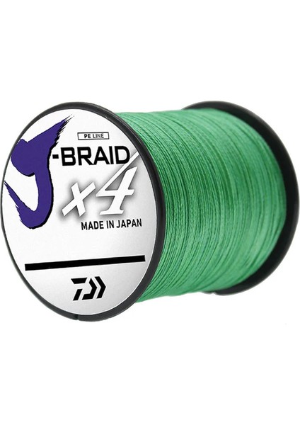 J-Braid 4 Kat 300M Yeşil Örgü Ip Misina 0.370 mm