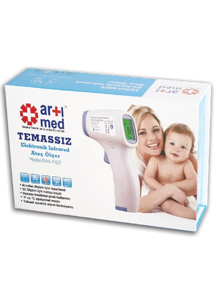 Bd Blueden - Uzaktan Artımed Temassız Elektronik Alından Infrared Ateş Ölçer