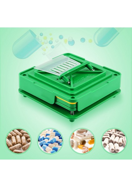Kapsül Dolum Tepsisi 00 100 Delikli Kapsül Dolum Makinesi Kapsül Dolum Makinesi Kazıyıcılı Manuel Kapsül Dolum Makinesi, Yeşil (Yurt Dışından)