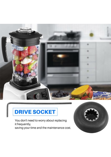 Vitamix Blender Yedek Parça Aksesuarları Için Uyumlu Tahrik Soketi Takımı (Yurt Dışından)