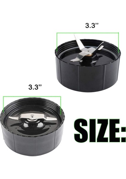 MB1001 Magic Bullet 250W Blender Bıçakları Mikser Aksesuarları Için Cross & Flat Tıraş Makinesi Bıçakları Yedek Parçası (Yurt Dışından)