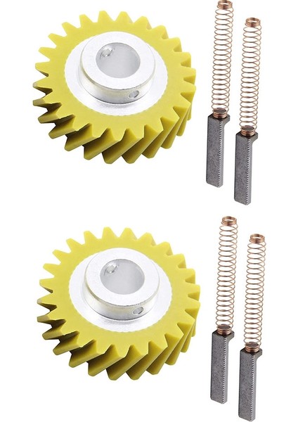 W10112253 Mikser Sonsuz Dişli W10380496 Kitchenaid 5K45SS 5K5SS Mikserler Için Karbon Fırçalar Parçaları Değiştirin 4162897 (Yurt Dışından)