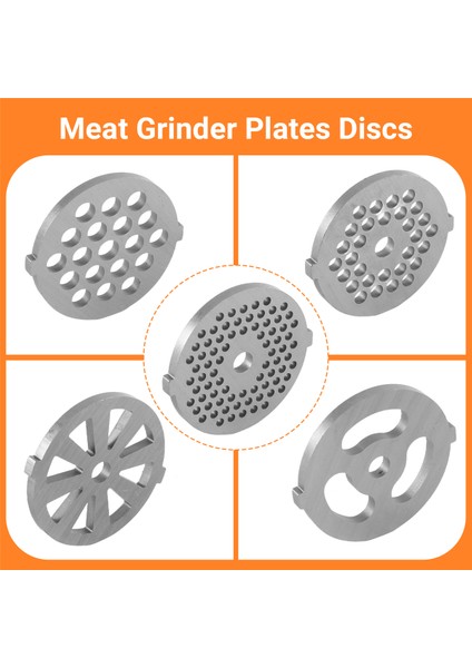 5 Parça Paslanmaz Çelik Kıyma Makinesi Plakaları Gıda Doğrayıcı ve Kıyma Makinesi Parçaları Için Diskler (Yurt Dışından) fırsatları