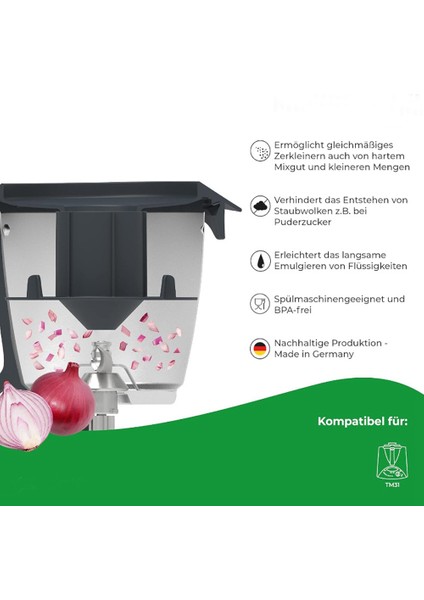 Thermomix TM31 Silindir Şekilli Sıçrama Koruyucu Mutfak Aletleri Için Sıçrama Koruyucu Yiyecekleri Etkili Şekilde Doğrayın Karıştırın ve Kıymalayın (Yurt Dışından) fiyatları
