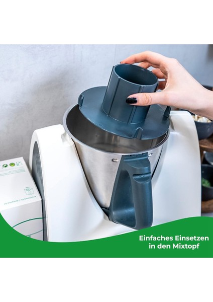 Thermomix TM31 Silindir Şekilli Sıçrama Koruyucu Mutfak Aletleri Için Sıçrama Koruyucu Yiyecekleri Etkili Şekilde Doğrayın Karıştırın ve Kıymalayın (Yurt Dışından) fırsatları