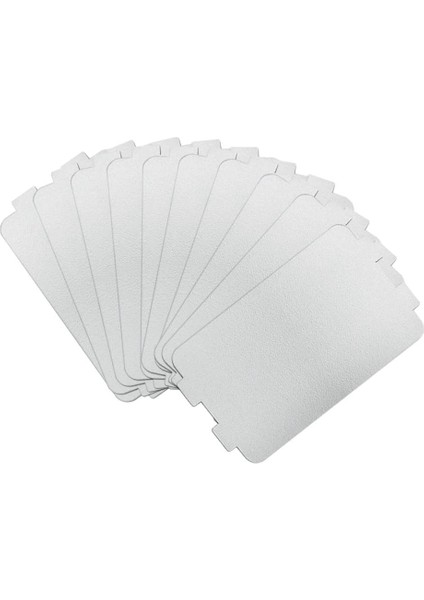 10 Adet Mikrodalga Fırın Evrensel Mika Folyo, Fırın Mika Dalga Kılavuz Kapağı Yedek Sayfaları (Yurt Dışından) modelleri