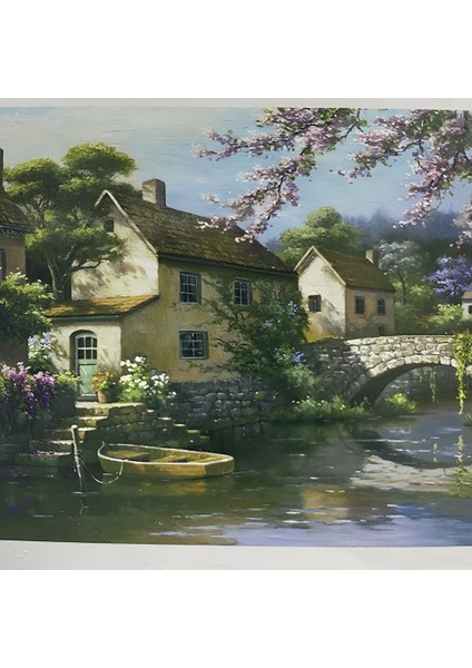 5d Yapışan Boncuk Goblen 30 x 40 cm Mozaik Tablo Pano 60604