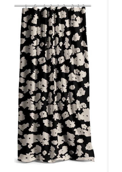 Çiçek Desenli Dijital Baskılı Şifon Saten Kumaş / En 1,50 cm - Elbise , Perde ve Kırlent