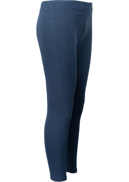 Kadın Kışlık Içik Pijama Pamuklu Kalın Içi Miflonlu Düz Renk Kırçıllı Paçası Lastikli Rahat