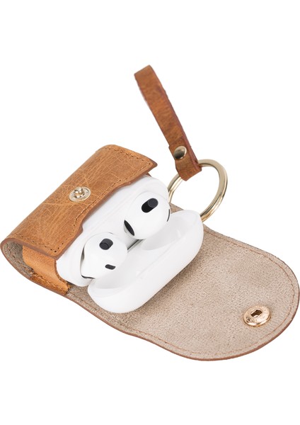 Mai Snap Airpods 4. ve 3. Nesil Deri Kılıf