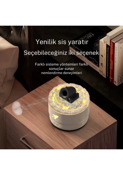 Hava Nemlendirici Alev Topu Görünümlü Volkanik Tasarım Renkli Havan Topu Şekilli Difüzör Hava Nemlendirici indirimleri