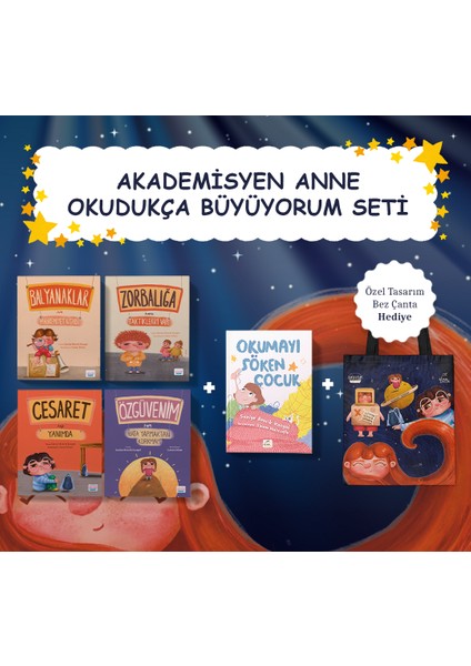 Akademisyen Anne Okudukça Büyüyorum Seti