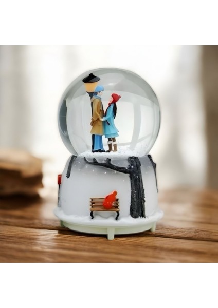 Sevgililer Günü, El Ele Çift,ışıklı,5 Farklı Tonda Müzikli Kar Küresi(ORTA Boy 8x8cm Tuş kısmını hızlı açıp kapatıldığında farklı tonlar çalmaktadır.) fırsatları