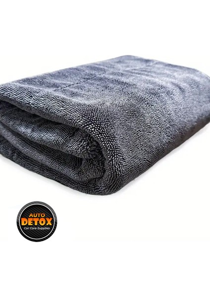 Autodetox Twisted Double Plus 50X80 Kurulama Havlusu 1200GSM Gri