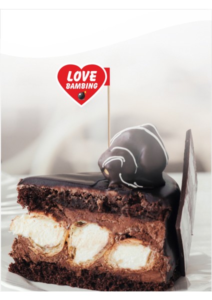Love Bambing Yazılı Servis Kürdanı