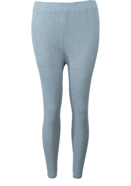Kadın Kışlık Içik Pijama Pamuklu Kalın Içi Miflonlu Düz Renk Kırçıllı Paçası Lastikli Rahat