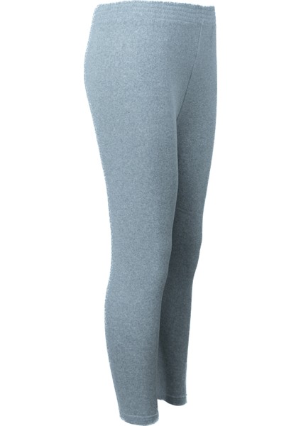 Kadın Kışlık Içik Pijama Pamuklu Kalın Içi Miflonlu Düz Renk Kırçıllı Paçası Lastikli Rahat
