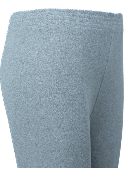 Kadın Kışlık Içik Pijama Pamuklu Kalın Içi Miflonlu Düz Renk Kırçıllı Paçası Lastikli Rahat