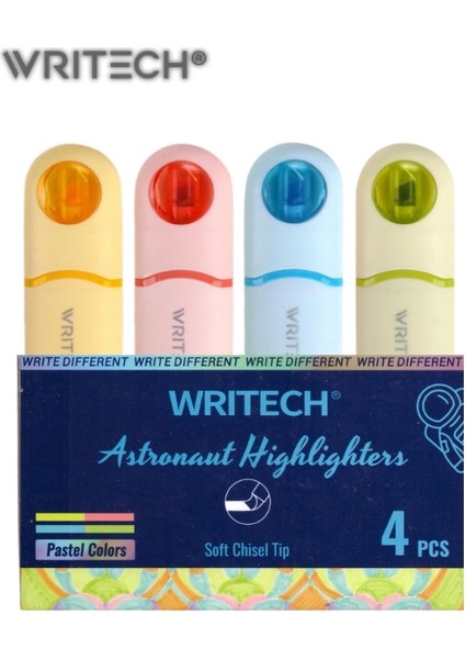 Highlighters Astronaut (Fosforlu Kalemler) 4'lü