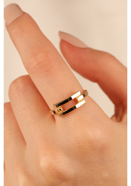 Ajda 2 Sıra Altın Yüzük CGKYZK0294