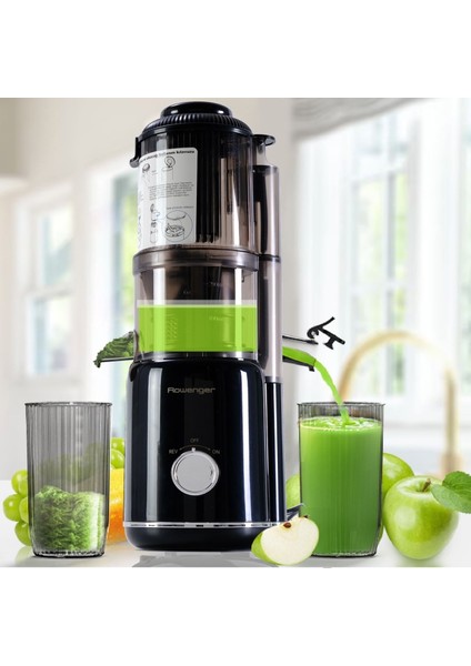 Slow Juicer Yavaş Sıkım Katı Meyve Sıkacağı Soğuk Sıkım Meyve Sıkacağı