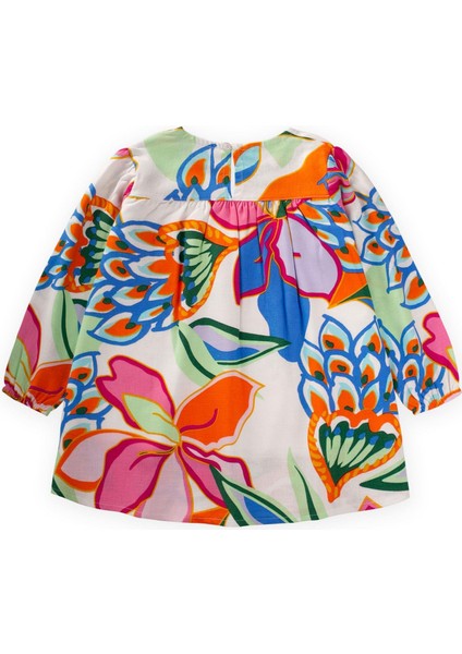 Desenli Elbise 2-6 Yaş Multicolour Çiçek Desen fiyatları