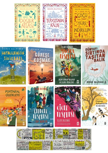 Edebiyat Çocuk Roman / 11 Kitap Set (Matematik Öğreten Cetvel) - Özgür Balpınar