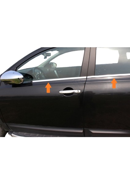 Cam Çıtaları Krom 4 Parça Qashqai Suv 2007-2014 Arası Modeller Için fiyatları