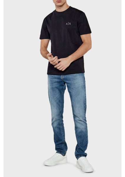 Armani Exchage Pamuk Regular Fit Bisiklet Yaka T Shirt Erkek T Shirt XM000327 AF10364 UB101 modelleri