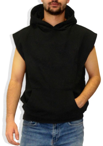 Original Siyah Kolsuz Hoodie