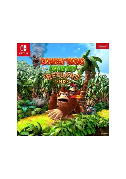 Donkey Kong Country Returns HD Macera Oyunu 12+ Yaş Tek Oyuncu Desteği