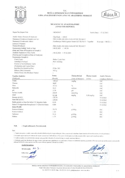 Bahar Balı 850 G Cam Kavanoz