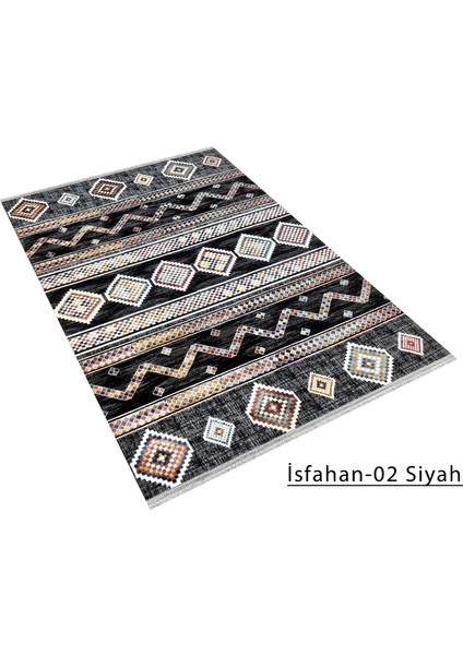 Decoser Isfahan Koleksiyonu Dokuma Halı IS0002 Siyah