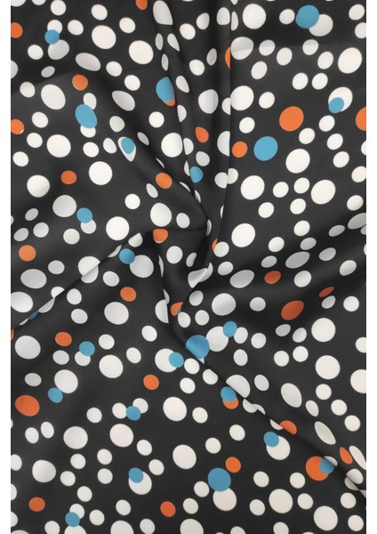Geometrik Desenli Dijital Baskılı Şifon Saten Kumaş / En 1,50 cm - Elbise , Perde ve Kırlent