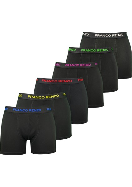 6'lı Kutulu Lüx Pamuklu ve Likralı Boxer fırsatları