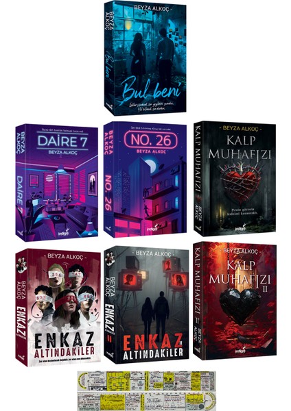 Edebiyat Roman / 7 Kitap Set (Matematik Öğreten Cetvel) - Beyza Alkoç