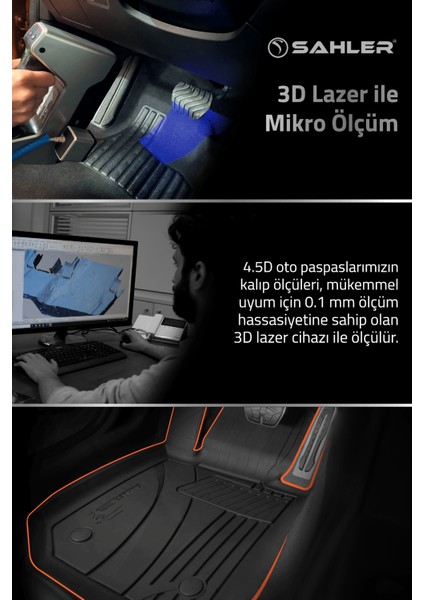 Doblo III Van 2022+ Uyumlu Sahler Araca Özel 4.5D Havuzlu Oto Paspas - Doblo indirimleri