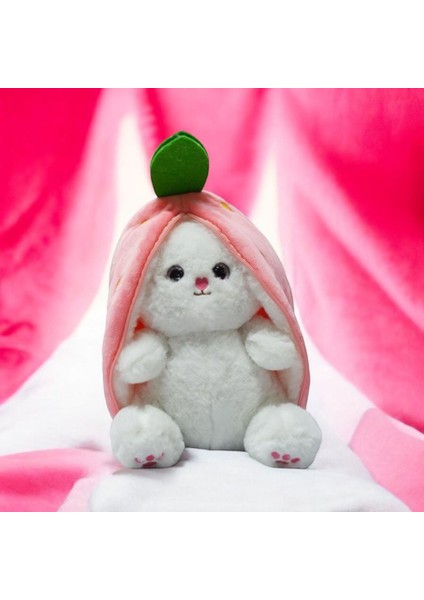 Çilek Peluş Tavşan Sevgiliye Özel Tasarım Orta Boy (Açık Hali 50CM Kapalı Hali 30CM) fiyatları