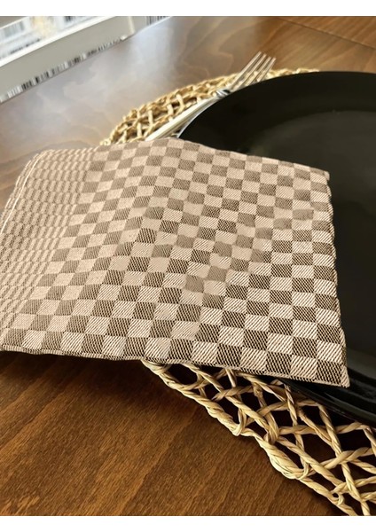 48 x 68 cm , Damalı Alman Peçetesi, Kurulama Bezi, Mutfak Peçetesi, Beslenme Örtüsü
