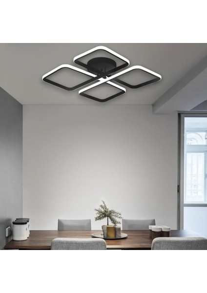 Novem Modern Plafonyer Ultra Süper Beyaz Ledli Avize Beyaz Işık modelleri