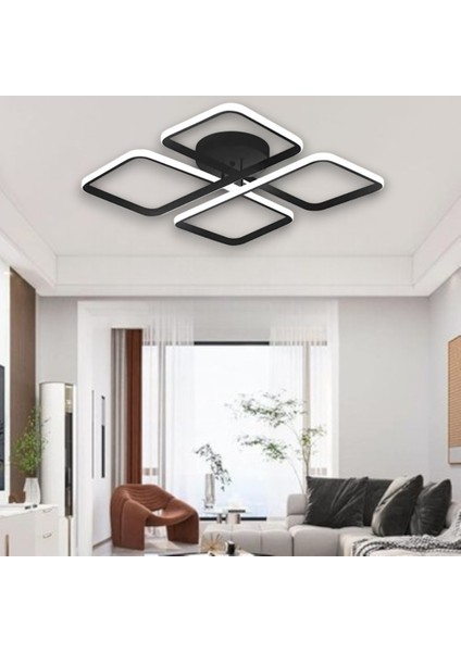 Novem Modern Plafonyer Ultra Süper Beyaz Ledli Avize Beyaz Işık indirimleri